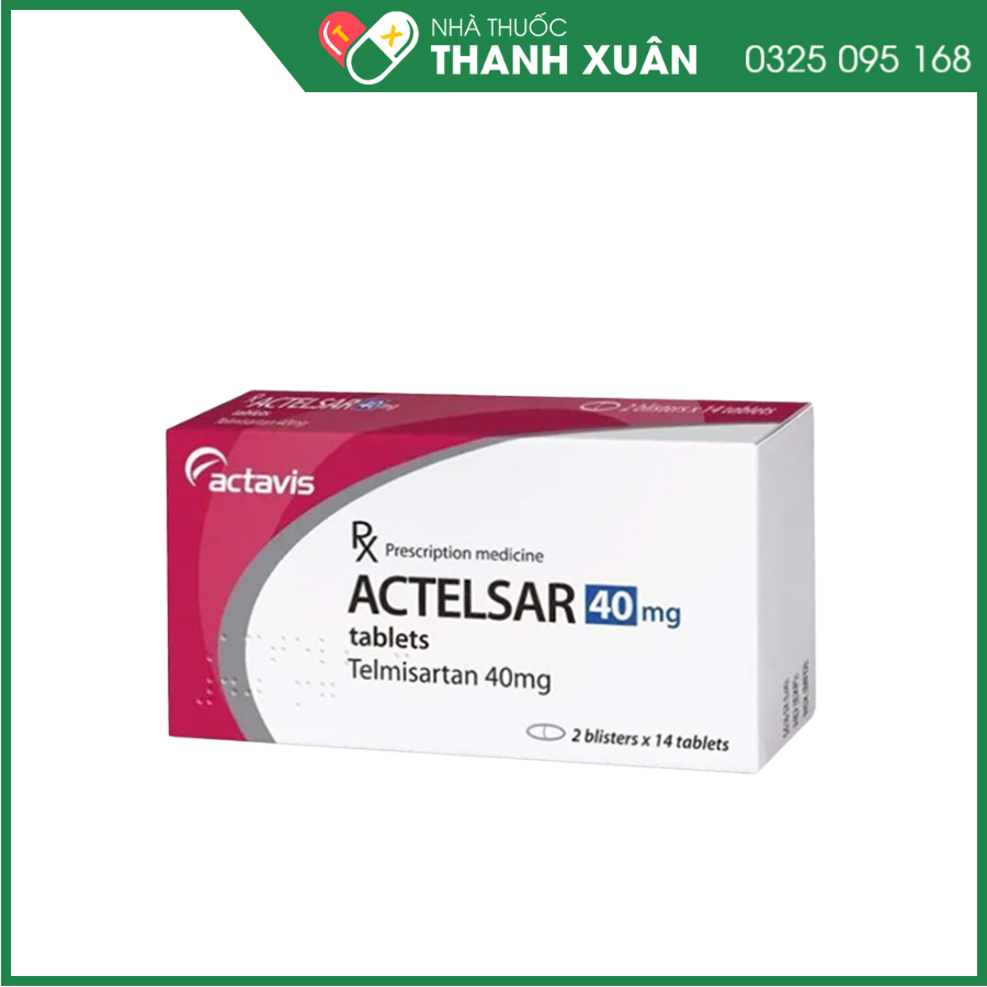 Actelsar 40 mg - Điều trị tăng huyết áp hiệu quả